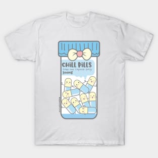 chill pills cute pills cartoon T-Shirt